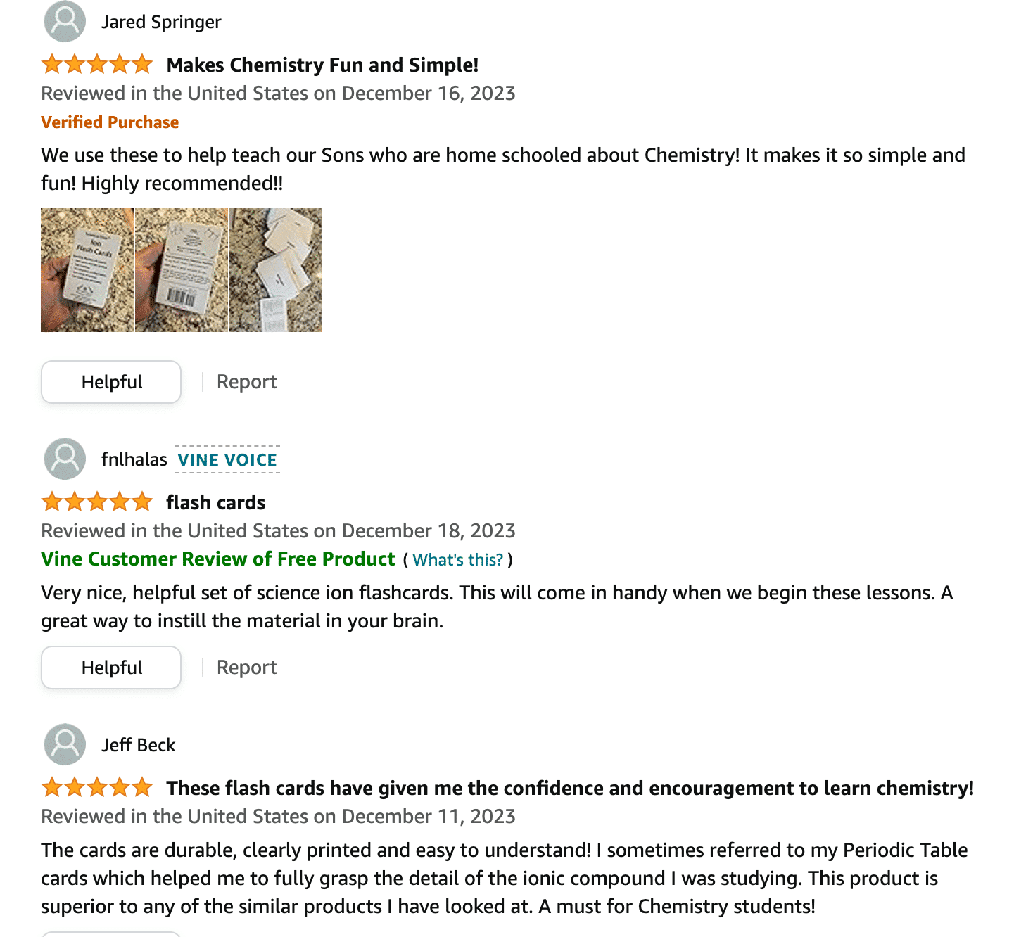 Amazon Review Comments